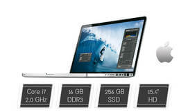 נייד ''15.4 Apple MacBook