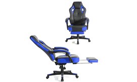 כסא גיימרים עם הדום נשלף
