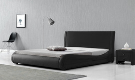 מיטה זוגית מרופדת HOME DECOR