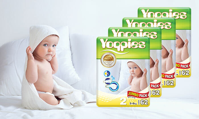 הורים לכאן! מחיר מטורף!!! 4 חבילות חיתולים yoppies + מתנה מארז הכולל שמפו אלדמע ותחליב סבון לתינוק של DISNEY + ג'ל אלוורה ומשלוח חינם עד הבית רק ב69 ש"ח!!! 4 181399