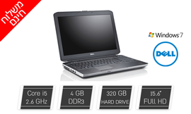 מחשב נייד Dell עם מסך ''15.6