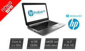 נייד hp עם מסך בגודל ''13.3