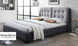 מיטה זוגית מרופדת HOME DECOR