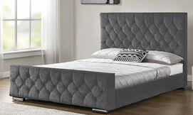 מיטה זוגית מרופדת HOME DECOR
