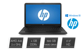מחשב נייד hp עם מסך ''17.3