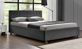 מיטה זוגית מרופדת HOME DECOR