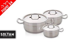 סט סירים 6 חלקים סולתם