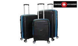 סט 3 מזוודות SWISS קשיחות