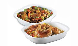 זוג תבניות אפייה Corningware