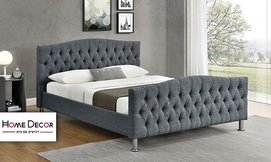 מיטה זוגית מרופדת HOME DECOR