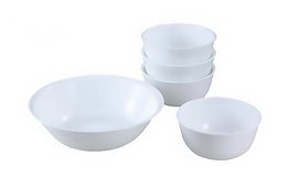 סט 5 צלחות חטיפים Corning