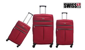 סט מזוודות בד Swiss