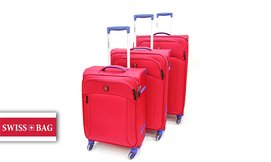 סט 3 מזוודות SWISS BRAND