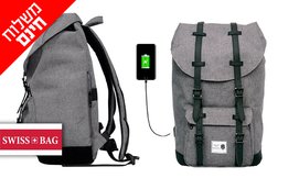 תיק גב למחשב נייד SWISSBAG