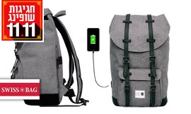 תיק גב למחשב נייד SWISSBAG