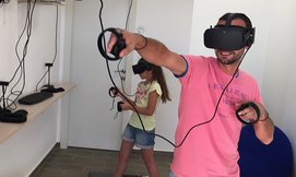 משחק מציאות מדומה ב-VR CLUB