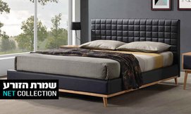 מיטה זוגית מרופדת דגם טורנדו