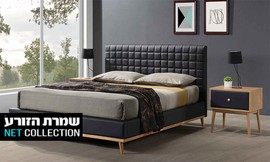 מיטה זוגית מרופדת דגם טורנדו