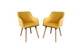 זוג כסאות מרופדים HOME DECOR