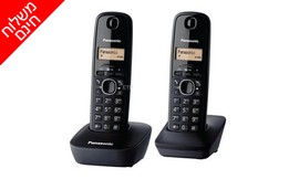 טלפון אלחוטי + שלוחה PANASONIC