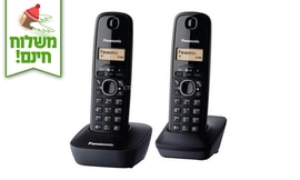 טלפון אלחוטי + שלוחה PANASONIC