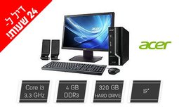 מחשב נייח ACER עם מסך ומ.הפעלה