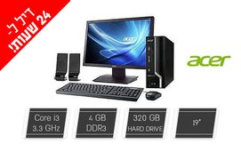 מחשב נייח ACER עם מסך ומ.הפעלה