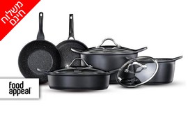 מארז 8 חלקים black marble