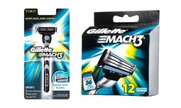 13 סכיני גילוח וידית Gillette