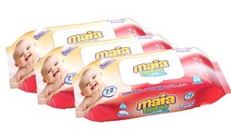 24 חבילות מגבונים לתינוקות