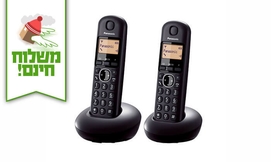 טלפון אלחוטי זוגי Panasonic