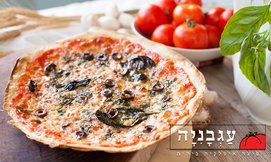 1+1 בפיצה עגבניה במרכז חורב