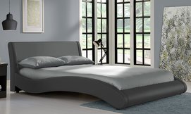 מיטה זוגית מרופדת HOME DECOR