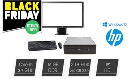 מחשב נייח HP עם סט אלחוטי