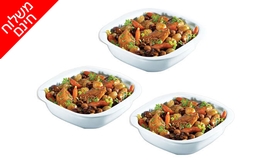 3 תבניות אפייה Corningware