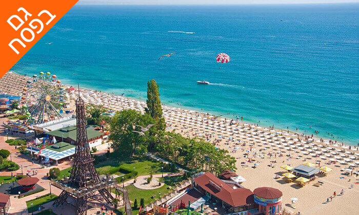 3 שופינג, קזינו ומלון 5 כוכבים International  בוורנה, כולל סופ"ש ופסח