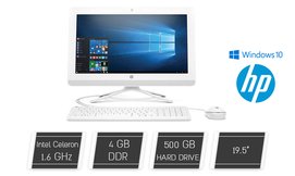 מחשב HP AIO עם מסך ''19.5