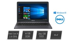 לפטופ DELL עם מסך מגע