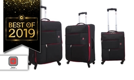סט 3 מזוודות בד SWISS TRAVEL