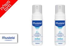 2 יחידות שמפו קצף Mustela