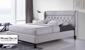 מיטה זוגית מרופדת HOME DECOR