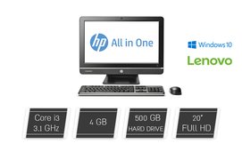 מחשב נייח HP עם מסך ''20