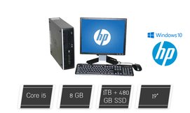 מחשב נייח HP עם מעבד i5