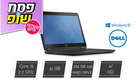 נייד DELL עם מסך 14 אינץ'