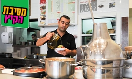 ארוחת בשרים במסעדת הלבנונית