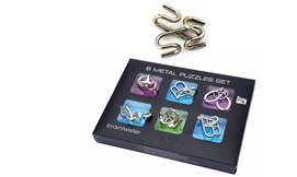 מארז 6 משחקי חשיבה ממתכת