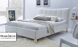 מיטה זוגית מרופדת HOME DECOR