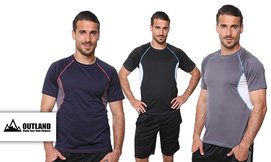 זוג חולצות מנדפות זיעה לגברים