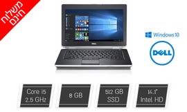 נייד DELL עם מסך 14 אינץ'