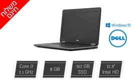 נייד DELL עם מסך 12.5 אינץ'